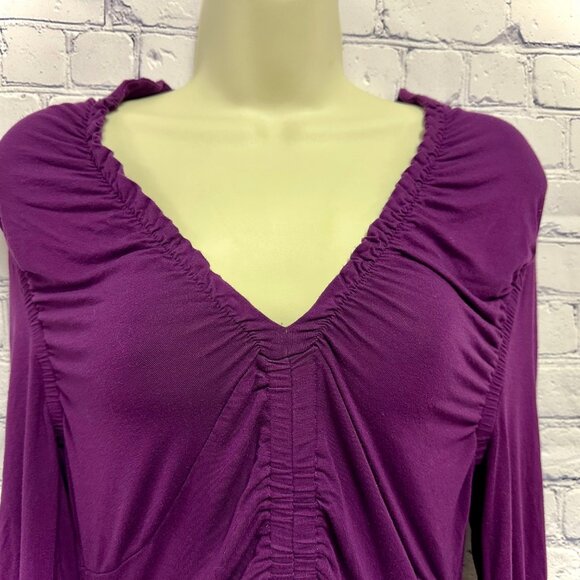 Design History Women's Purple Long Sleeved Blouse Size Large - Picture 5 of 7